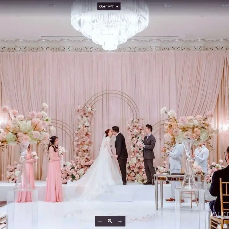 Arrière-plan mural de luxe pour fête en plein air, cadre d'affichage en arc de fleurs, accessoires de fond pour événement de mariage, support de décoration pour panneau Floral