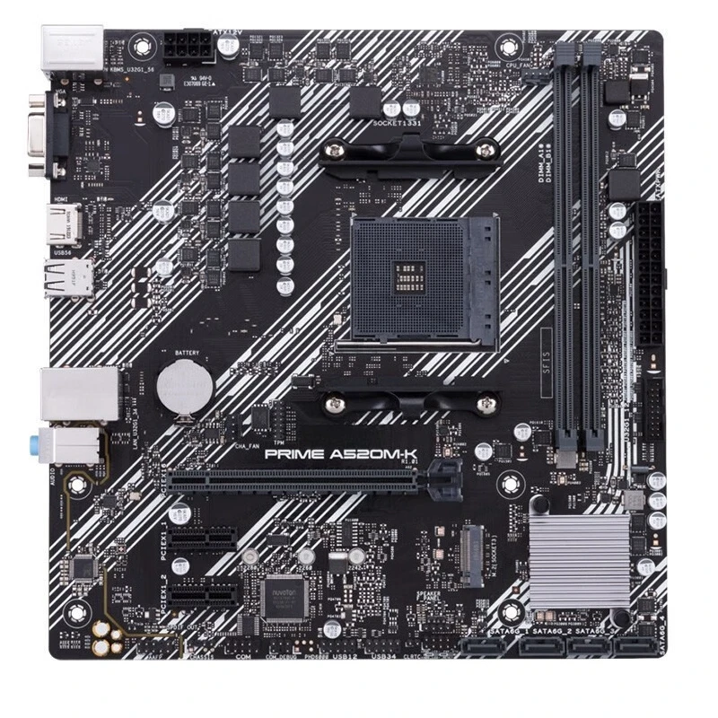 

A520M-K desktop computer game office main board for support AMD 5500AM4 interface CPU