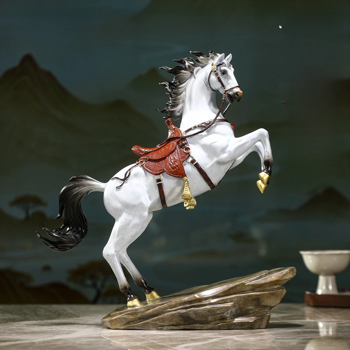 For Copper Horse Figurine, Success Symbol Ornament for Office & Desk Decor, Business Present