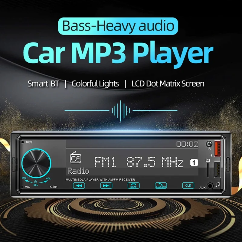 Car AUX-In MP3 Player FM USB Auto Stereo Audio Stereo Digital Audio FM Music Stereo