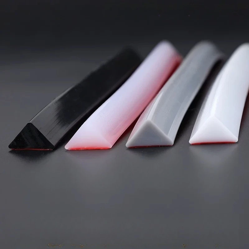 1/2/5M bathroom threshold waterproof strip heat-resistant silicone triangular countertop self-adhesive waterproof strip