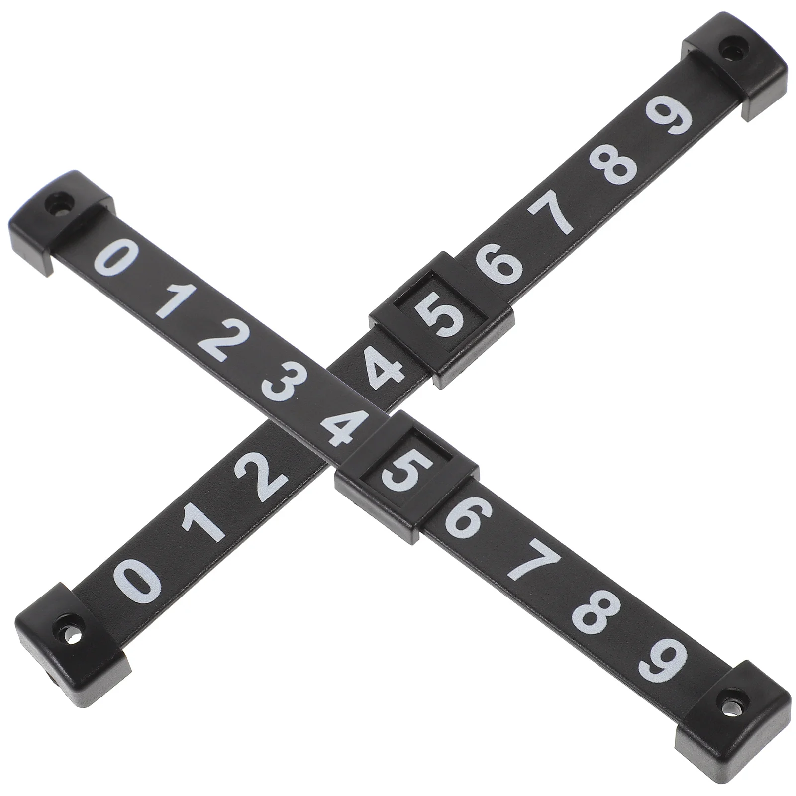 

2 шт., счетчик для настольного футбола, яркий фон, белые цифры, портативные счетчики очков для настольного футбола, прочный полипропиленовый материал