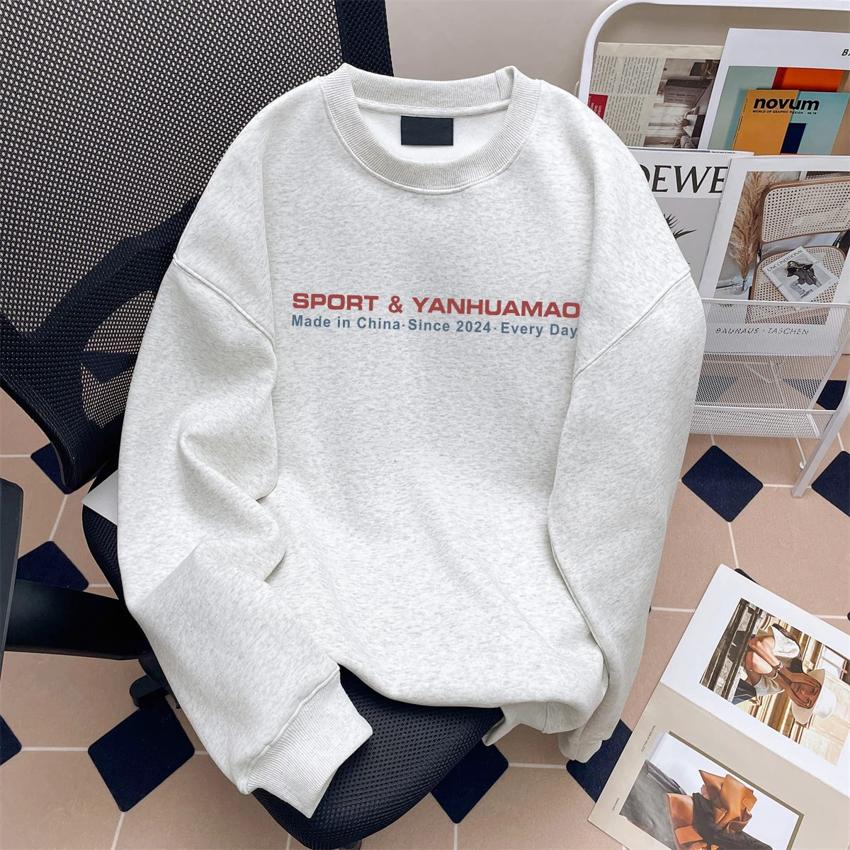 

Свободная толстовка большого размера с капюшоном для пар, осенняя модная простая ретро-модель для мужчин и женщин