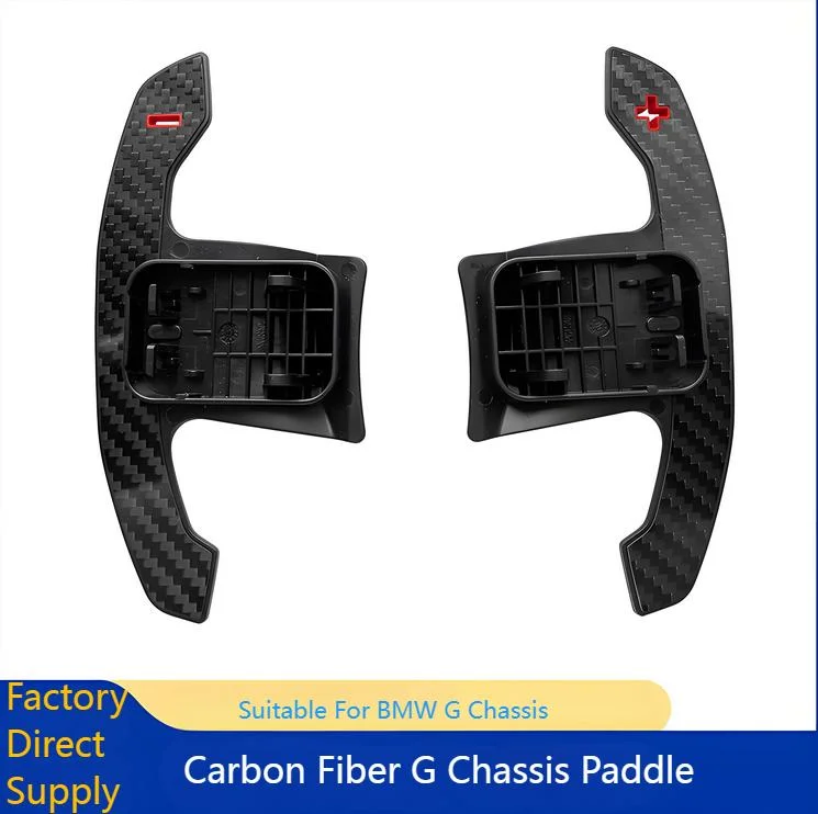 Carbon Steering Wheel Trim Shifter Paddles For BMW G42 G20 G22 G30 F30 F31 1 2 3 4 5 7 Series