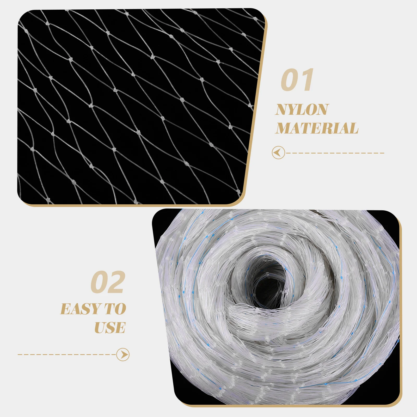 רשת נגד ציפורים Mesh 2M X 10M רשת גינה ניילון חזקה למסך צמחים ציוד גינון חיצוני רשת גינון