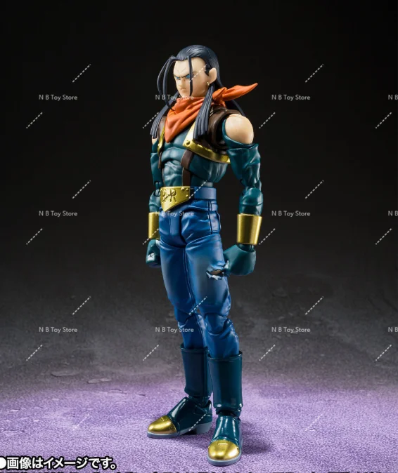 

Оригинальная коллекция подлинных моделей из ПВХ Bandai S.H.Figuarts Dragon Ball GT Super Android 17, статуэтка