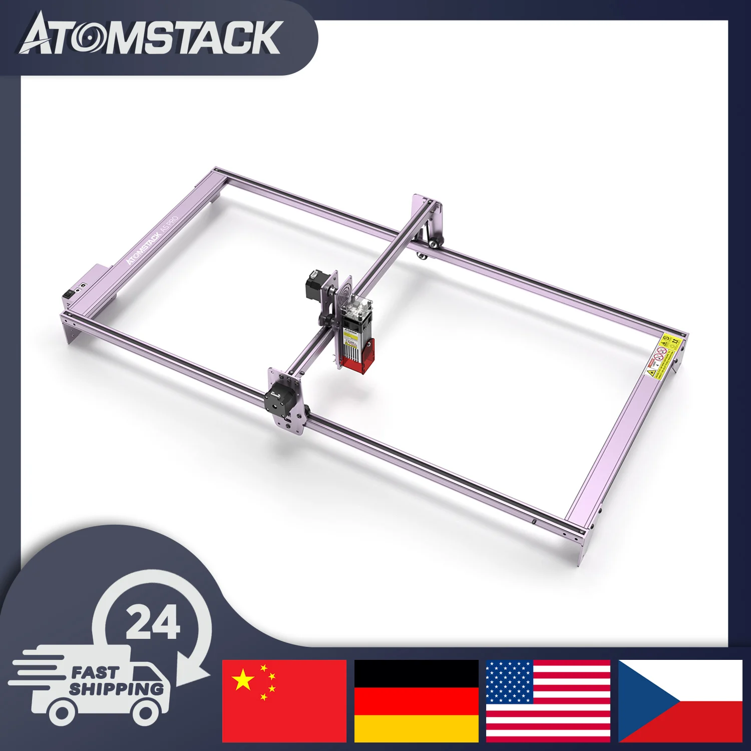 

ATOMSTACK Extension Kits Extender For A5 Pro M50 X7 A10 S10 X20 A20 S20 Laser Engraver Y-axis Expansion Rod Expand Working Area