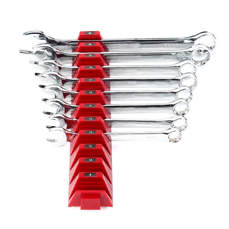 Organizador de chave modular magnética GOOD-2Set-12 slots sistema de armazenamento de gaveta de ferramenta, rack de chave ajustável para mecânica