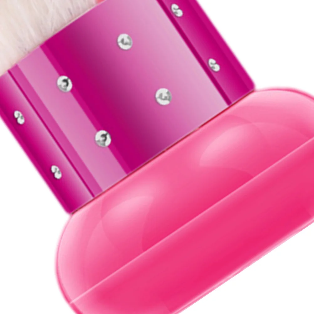 

Five-color Mushroom Shape Brush Round Handle Nail Brush Professional Face Brush Portable Makeup for Mineral Stippling Liquid