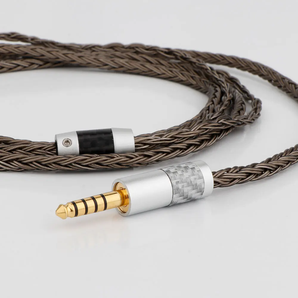 Hifiman Sundara he400i he400s he560 2x3.5mm用の16コア7noccハンドヘルドヘッドフォンアップグレードコードケーブル