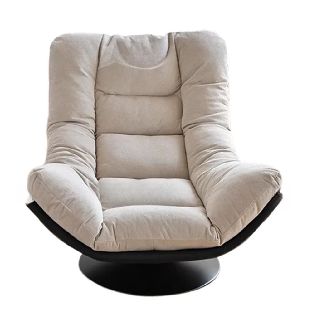 غرفة المعيشة كرسي داعم للكوع الأبيض الظهر قطني مريح كرسي بظهر للاستلقاء القراءة التأمل قطب Fauteuil صالون الديكور #6