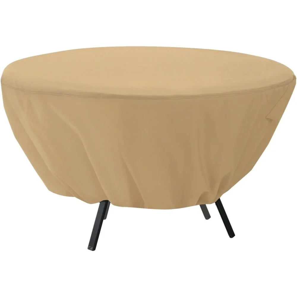 

Водонепроницаемый 50-дюймовый круглый чехол для патио для использования на открытом воздухе, защита от любых погодных условий