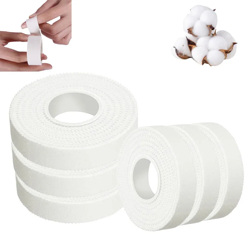 

1/5/10pcs Finger Tape 0.6 Inch Athletic Tape for Fingers Feet Sweat Volleyball Finger Tape for Outdoor Sports Climbing Football