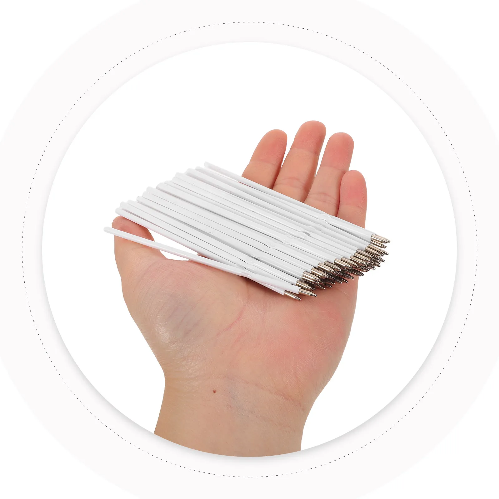 

200 шт. сменных стержней для шариковых ручек, черные, с гладким чернилом, большой емкости, для ручек-трансформеров, для школы и офиса