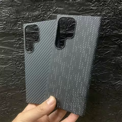 Luxury Hard PC Carbon Fiber Texture Armor Magnetic Case For Samsung S25 S24 S23 S22 Note 20 Ultra Plus A56 A55 A16 Phone Cover