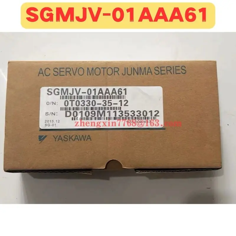 Servo motor original SGMJV-01AAA61, SGMJV 01AAA61, novo