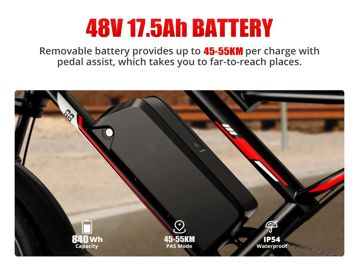 2000W 1000W Power Long Range 48V Electric Bicycle with Dual Single Rear Hub Motor & Down Tube Lithium Battery Popular US EU DIY