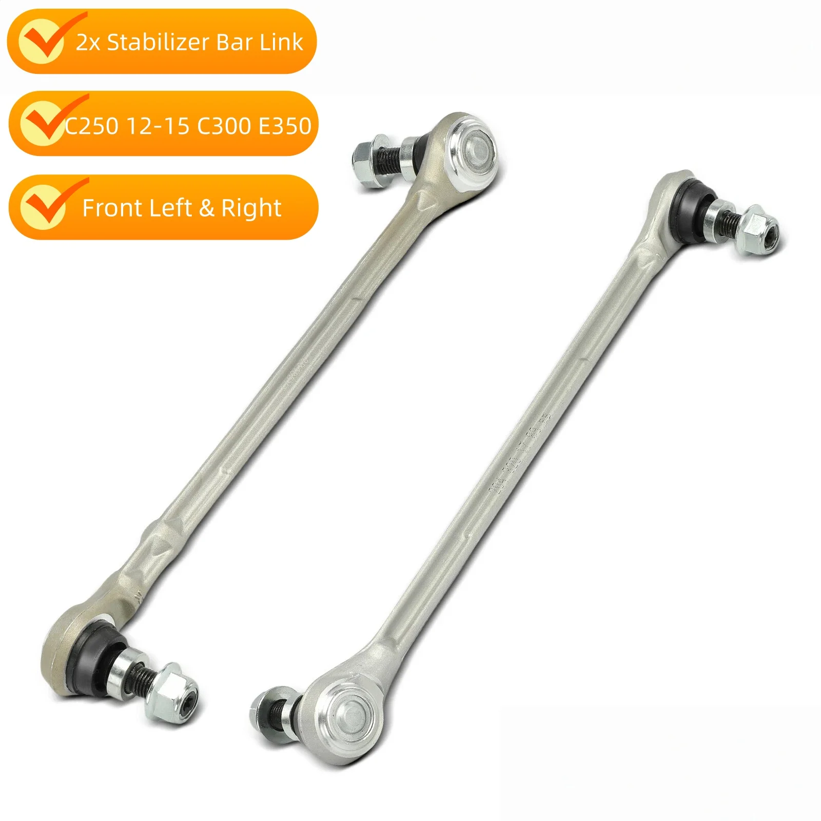 

2x Stabilizer Bar Link for C250 12-15 C300 E350 Front Left and Right 2043203789 2043203889