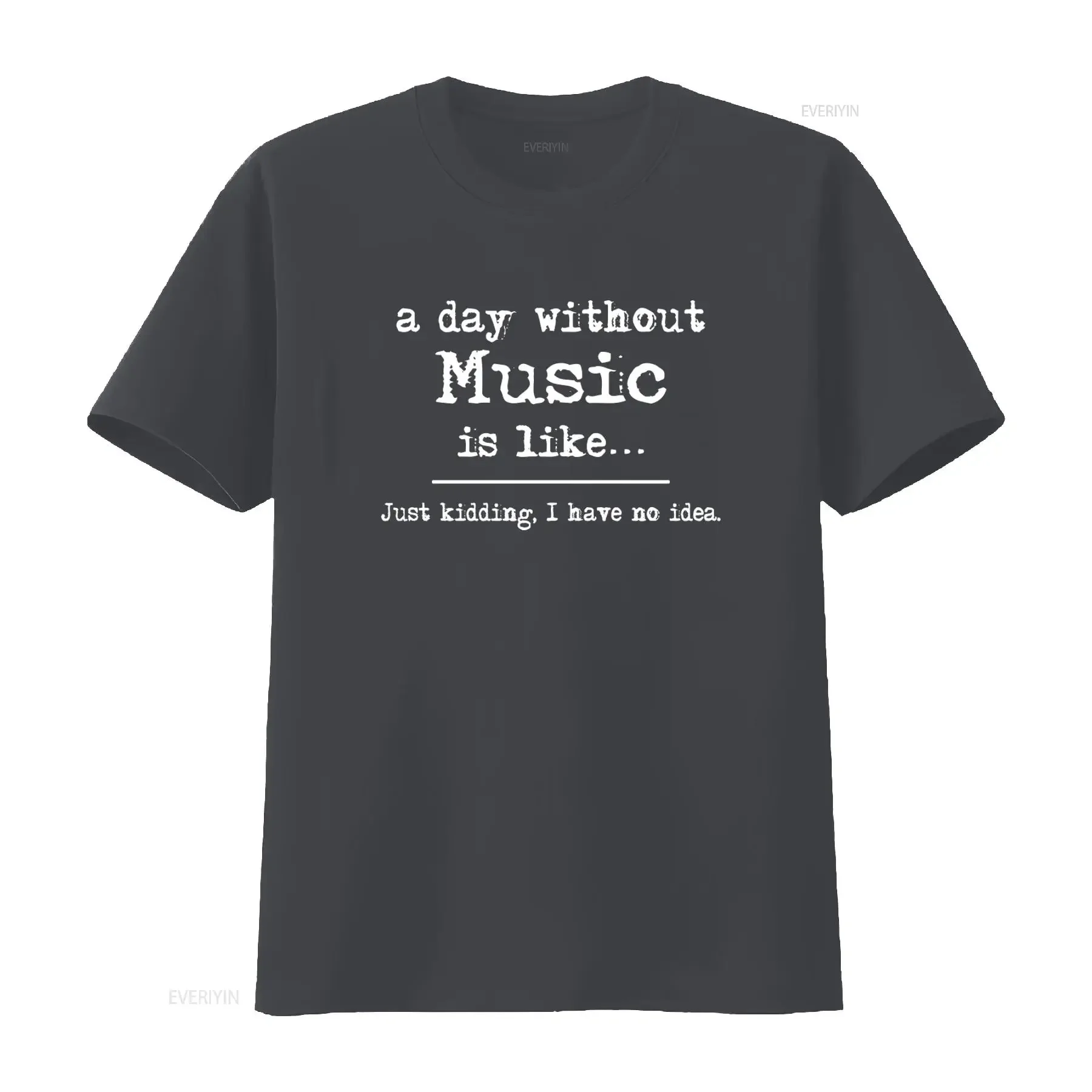 A Day Without Music Is Like Teacher T Shirt School Life Education Funny  vintage Washed Soft homme streetwear Breathable view 3