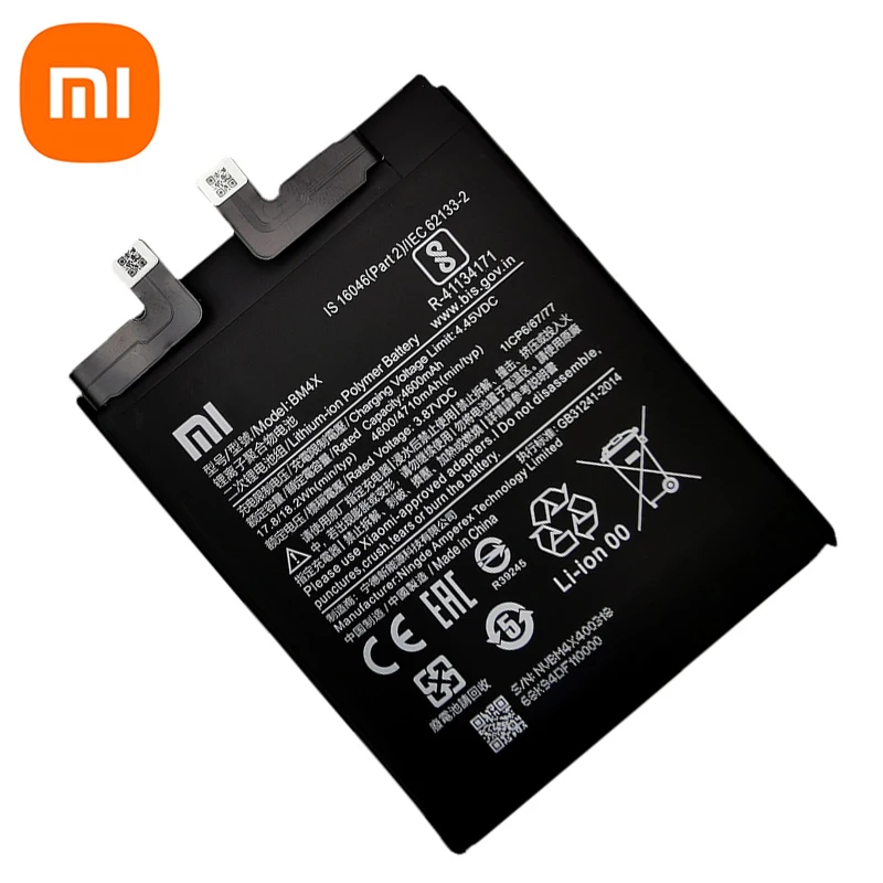 100% Original Xiao Mi BM4X 4710mAh Phone Battery For Xiaomi 11 Xiaomi11 Mi11 Replacement Batteries Bateria Fast Shipping