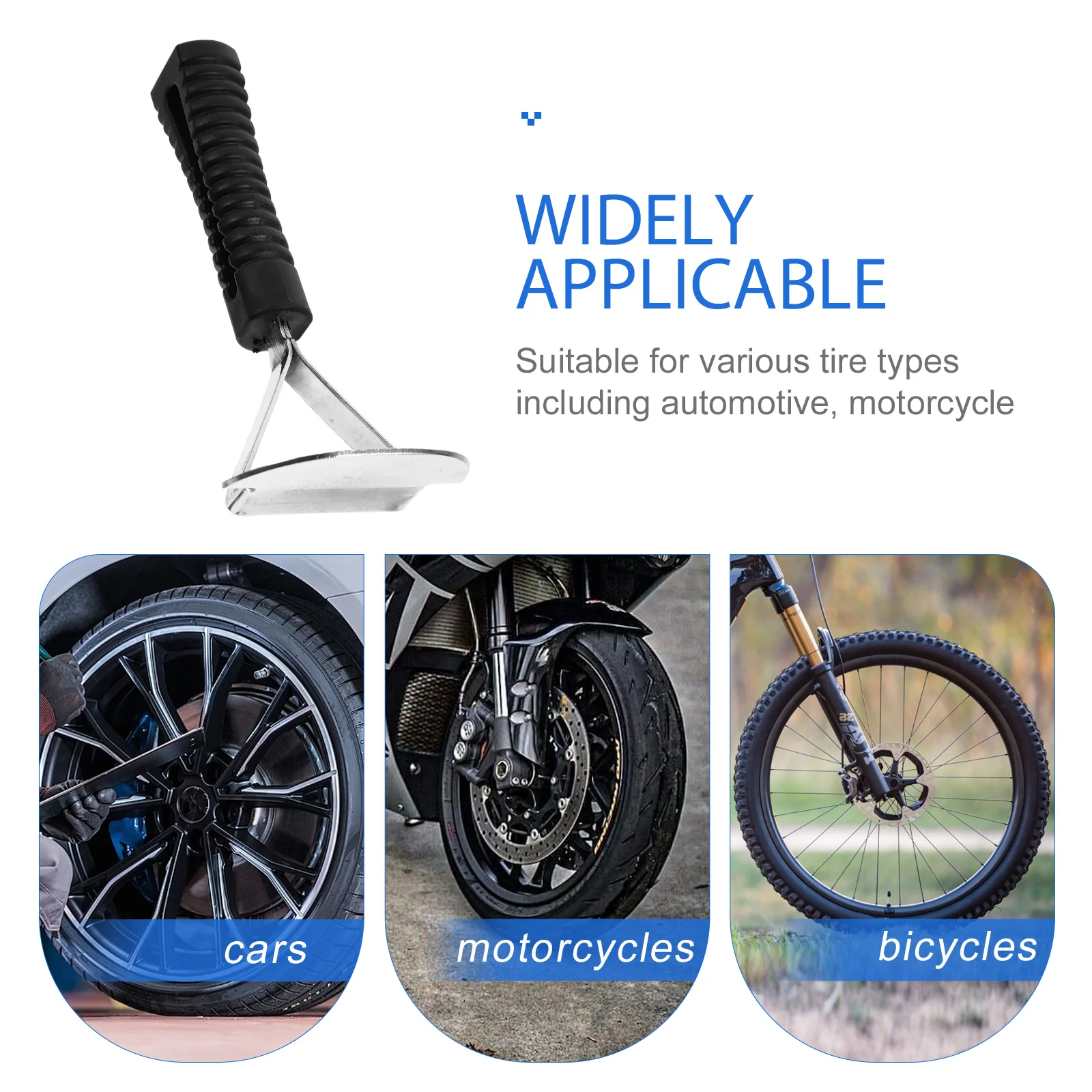 

Tire Repair Tool Durable Stainless Steel Car Motorcycle Bicycle Wheel Balancer Remover Cleaner Auto Maintenance