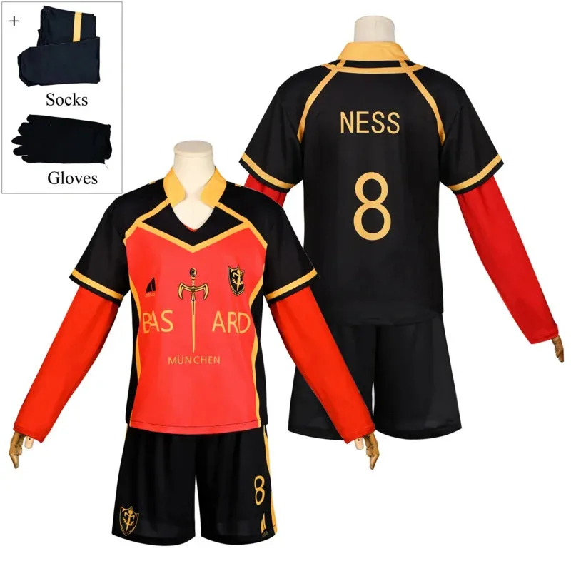 Wat99 الأزرق قفل أليكسس نيس تأثيري حلي فريق رقم 8 رقم 10 مايكل كايزر رقم 11 Isagi رقم 16 كرة القدم جيرسي موحدة 2025 جديد