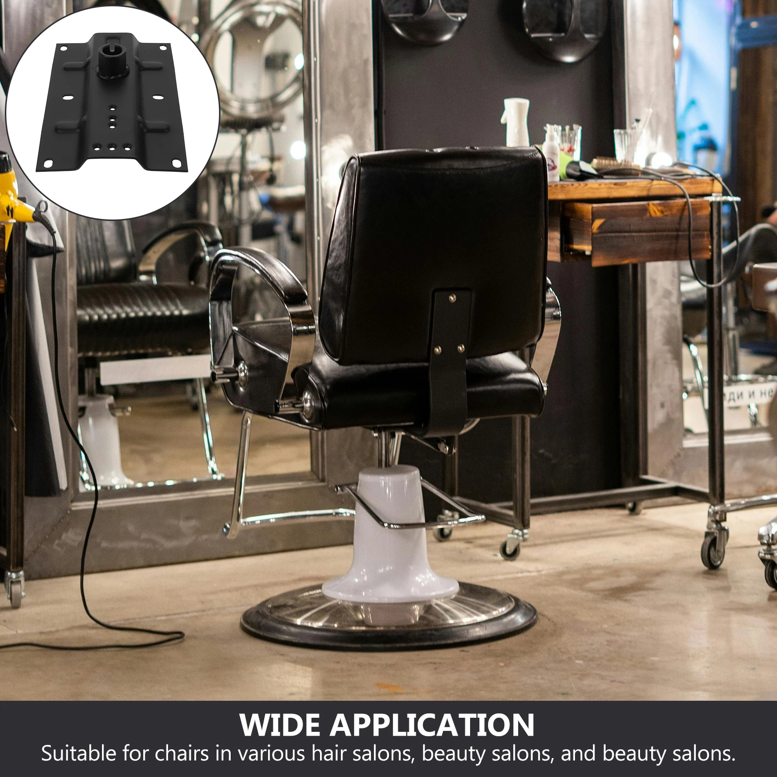 

Barber Chair Base Accessories Stand Replacement Hairdresser Elevating Salon Iron Parts