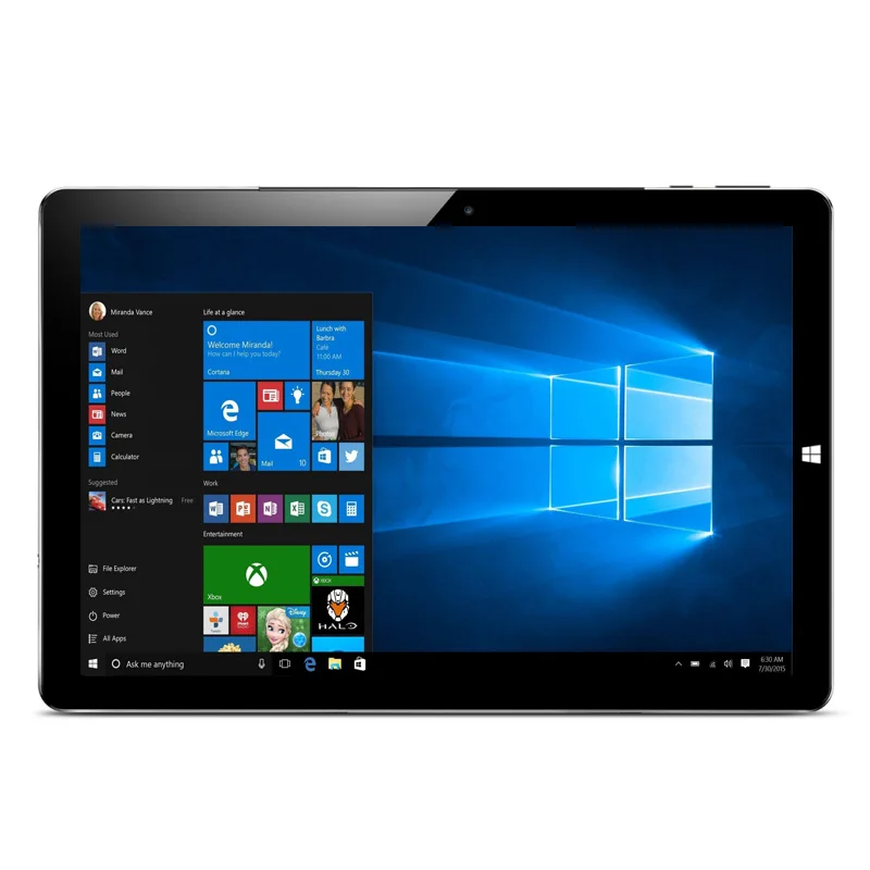OBook Tablet PC de 10,1 Polegadas com Windows 10, 64 bits, 4GB de RAM, 64GB de ROM, CPU Intel X5 Z8300 Quad Core, 1920x1200 IPS, WIFI, Porta Micro HDMI