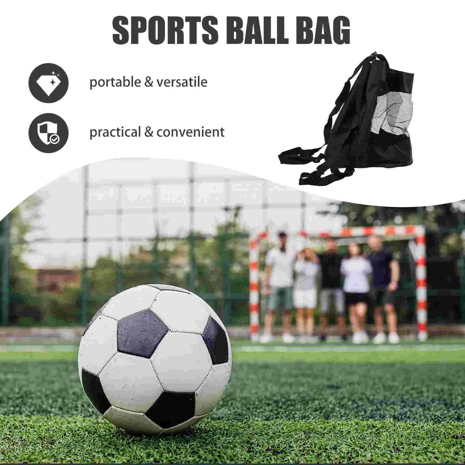 Ball Bag Volleyball Training Equipment Basketball Holders for Balls Lightweight Soccer Mesh Pouch Cotton Linen