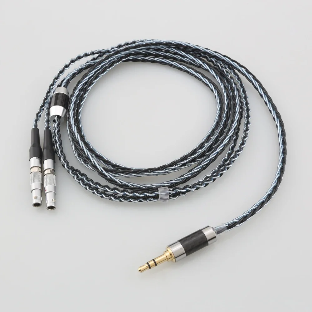 HiFi 8Core 7N OCC Earphone Cable For Ultrasone Veritas Jubilee 25E 15 Edition ED 8EX ED15 Headphone