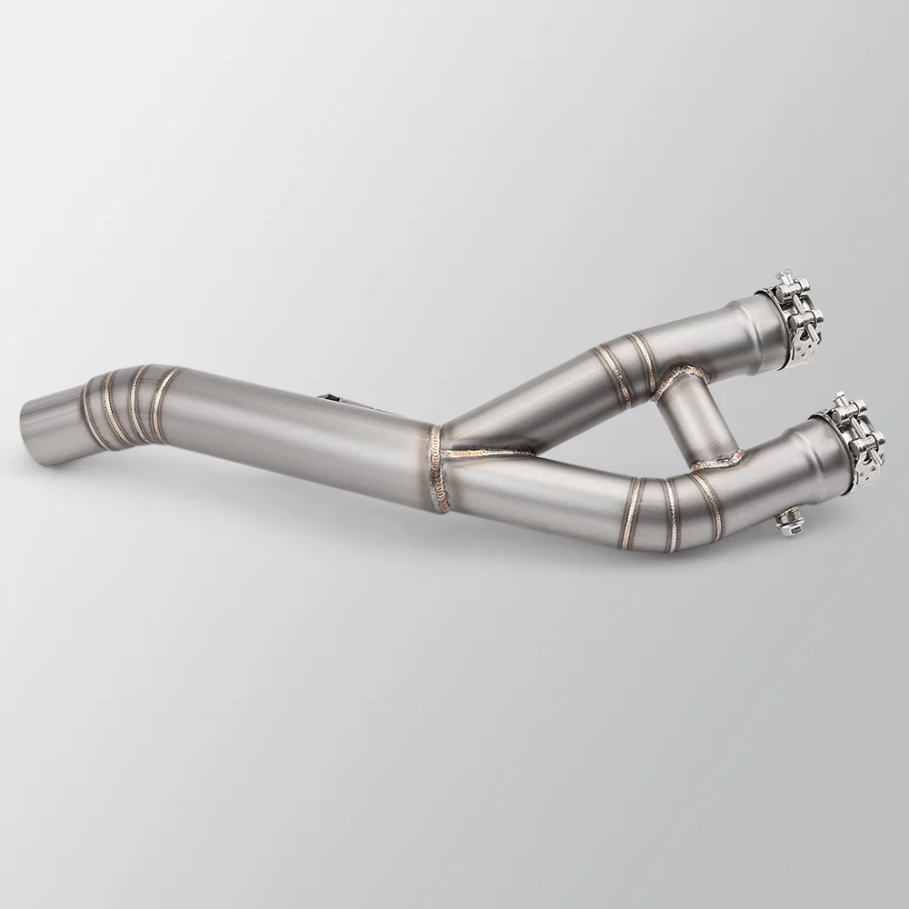 

For YZF-R1 Motorcycle Exhaust Escape R1 R1M MT10 2015 - 2024 Mid Link Pipe Connect Original Muffler