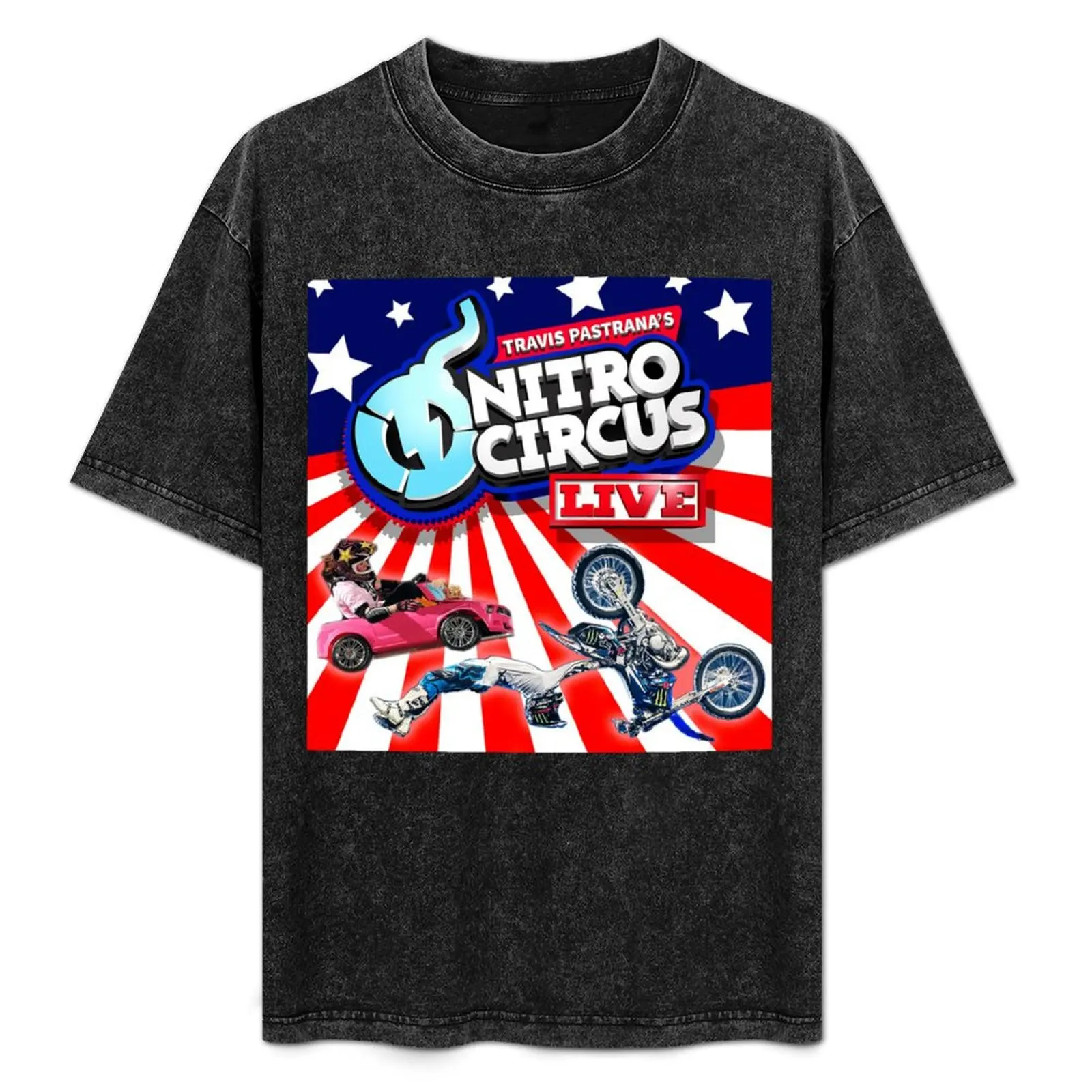 

live nitro circus 2021 masmaret T-Shirt Big and Tall Crew Neck Tee