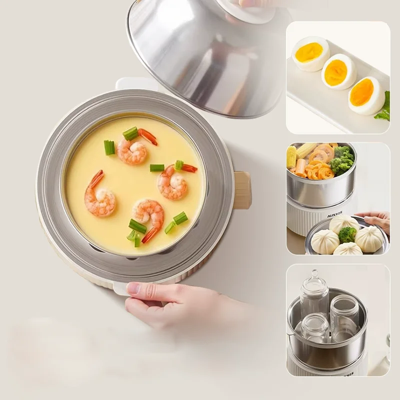 350 واط غلاي بيض كهربائي التلقائي آلة الإفطار آلة طباخ البيض توقيت البيض الكسترد جهاز تسخين الطعام 220 فولت تبخير طباخ