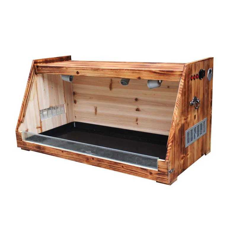 Climbing pet feeding box Natural fir, reptile, tortoise mane, lizard palace keeping breeding box Insulated climbing box