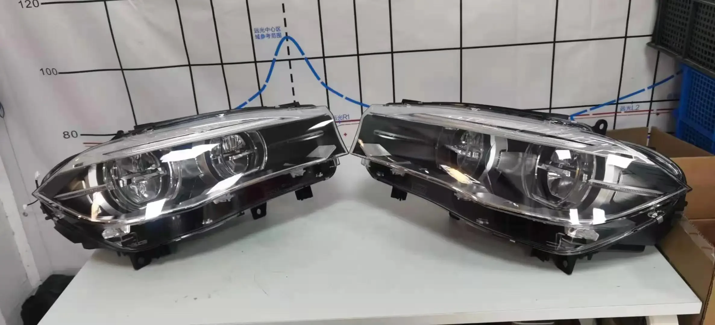 USA 2014 F15 LED Headlight Special For America BMW X5 F15 2014 - 2016 Model US Auto Type OEM Headlight Wholesale 63117381141