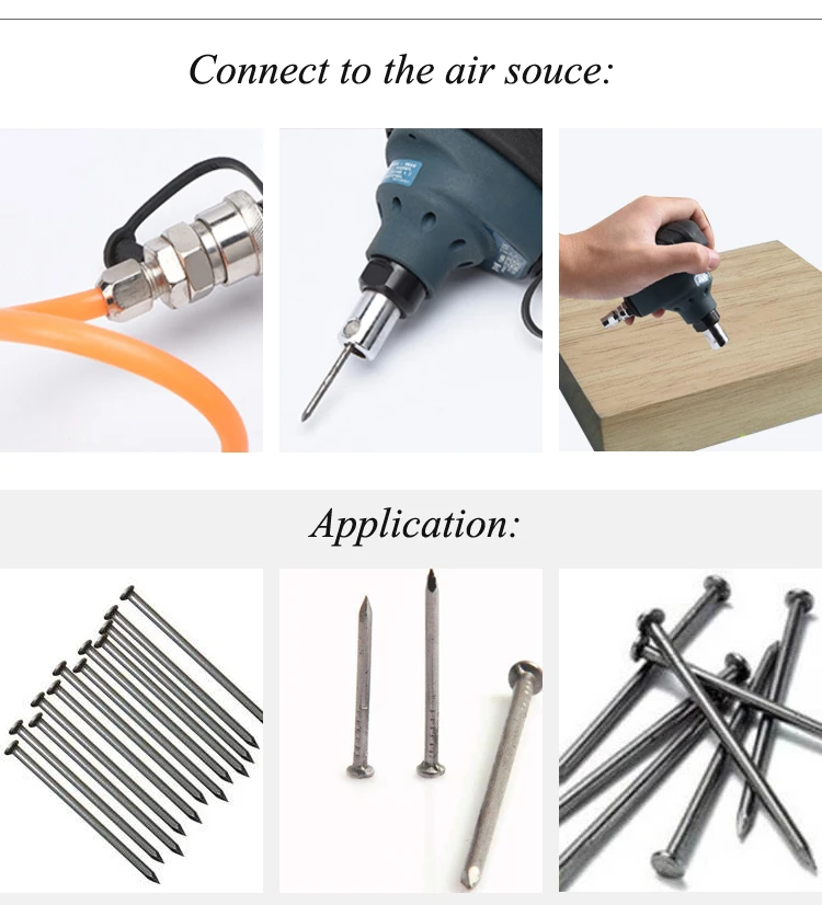PNEUMATIC Air HAMMER ปาล์ม Nailer Air ปืนเล็บช่างไม้จอบ PNEUMATIC ปืนเล็บเหล็ก PNEUMATIC HAMMER Air เครื่องมือ