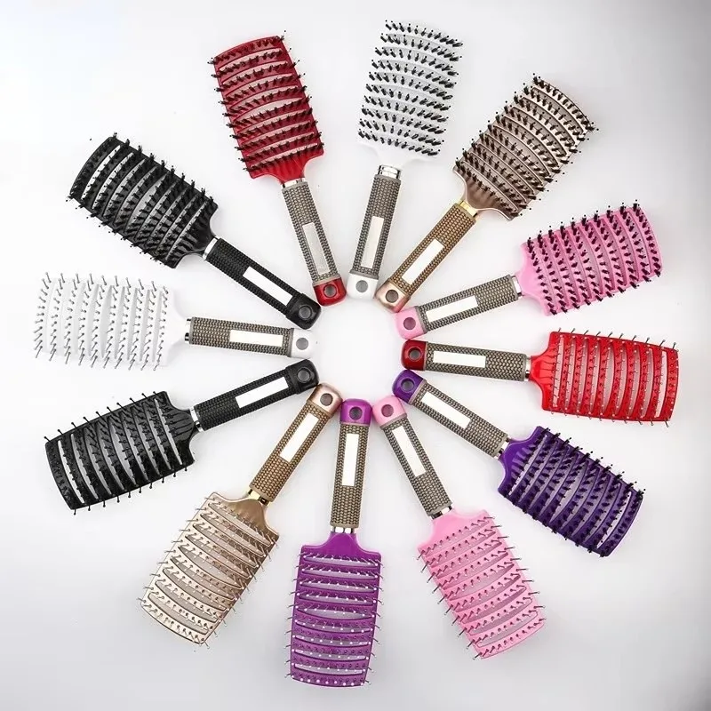 1pc Magic Scalp Massage Hair Brush for Women - Professional Detangling Tool for Wet Curly Hair - Hairdressing Tool C690