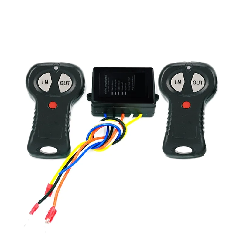 

Wireless Remote Control Switch Kit Electric Winch 12V/24V For Jeep ATV Handset Switch Controller Receiver