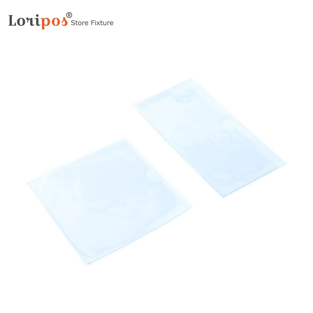 Soft Vinyl Pouch Sign Holder A4 Tag Price Hard Card Case Label Sleeve Plastic Bag PVC Envelope Protective Cover Sheet Pocket