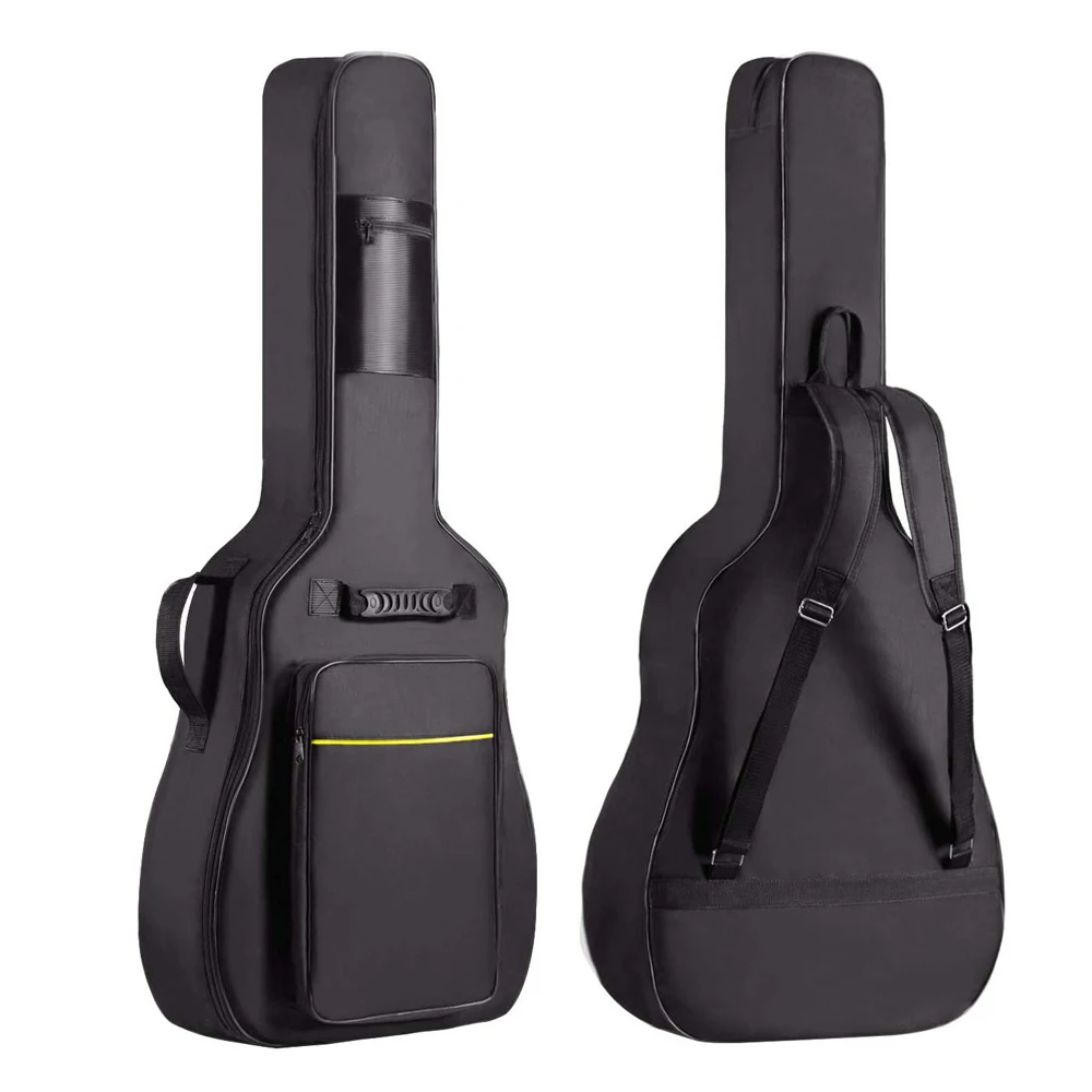 

High Quality with Handle Acoustic Guitar 41" Guitar Case Double Shoulder Straps Guitar Backpack Instrument Bags Guitar Bag