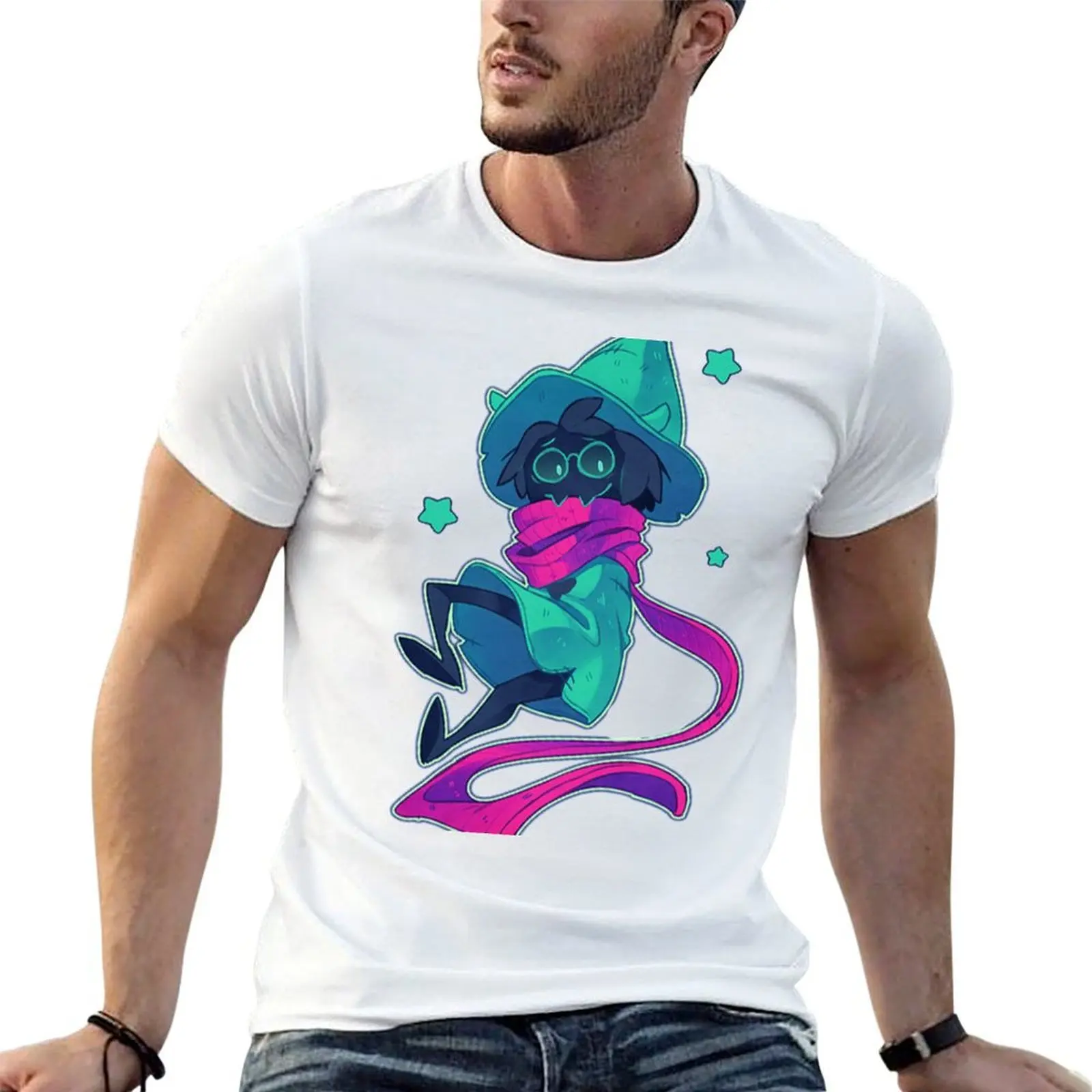 

DELTARUNE - Ralsei T-Shirt man t shirt heavy cotton t shirts cotton 100% T-Shirt