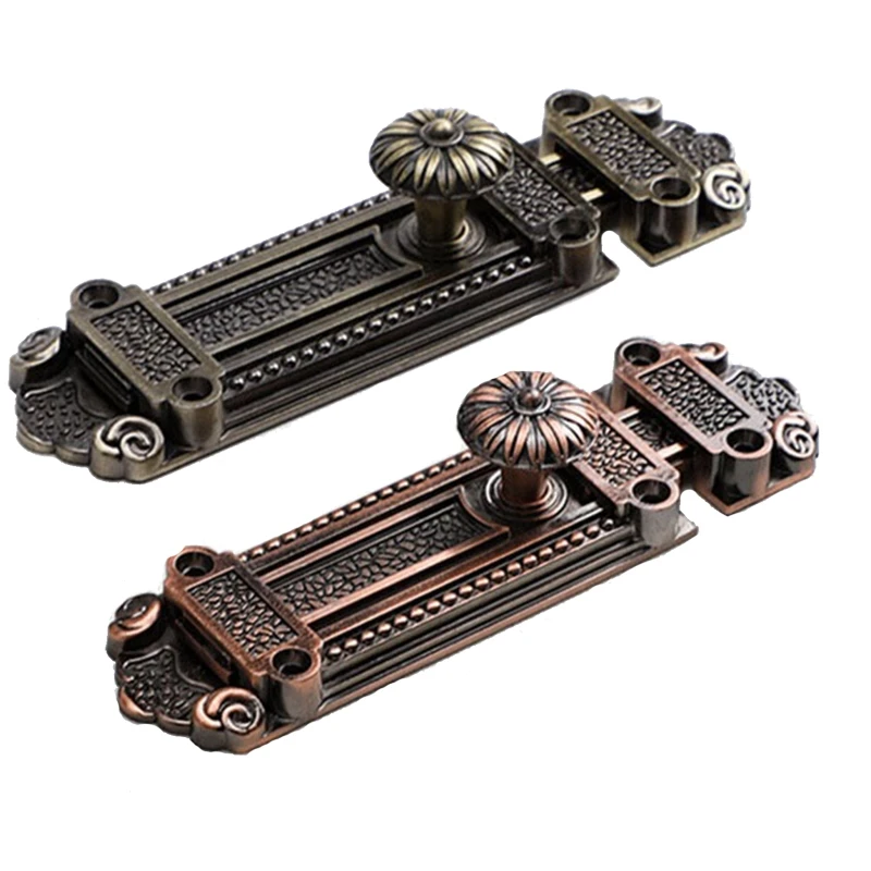 Vintage Door Security for Latch Lock Zinc Alloy Slide for Latch Lock for Door Wi
