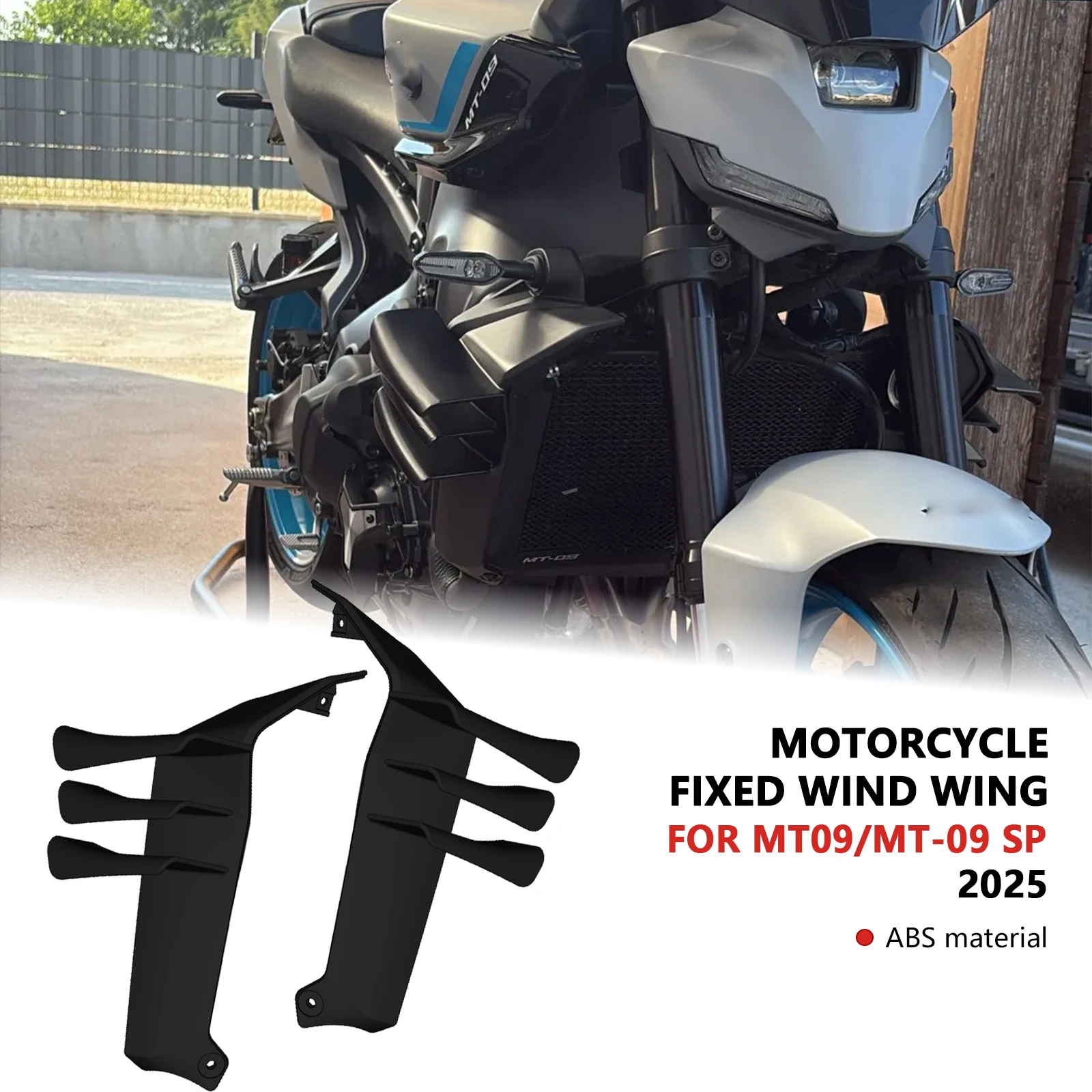 PER MT-09 mt09 sp MT 09 SP 2024 2025 Ali laterali carenature laterali spoiler laterali aerodinamica ala fissa accessori moto