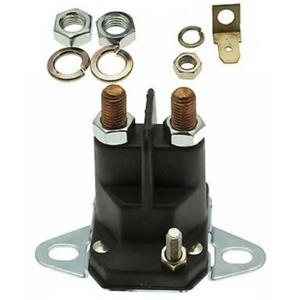 

3 Terminals Starter Solenoid Fits 1/4'' Poles For Murray 24285 For 725-0530 Ride On Lawnmower Tractor Solenoid Switch