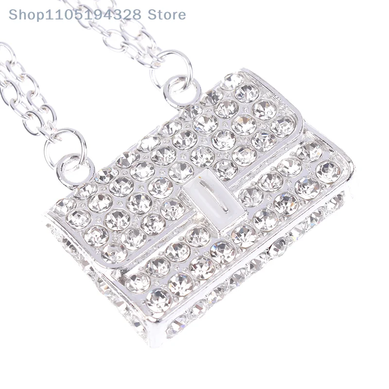 Сумка с металлической цепочкой, кукольная сумка, миниатюрная сумка для покупок для одежды, кукольный домик, миниатюрная детская игрушка