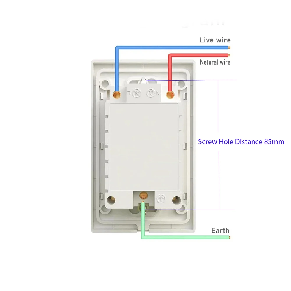 Shawader Israel Smart Wall Socket pannello in vetro USB Type-C ricarica rapida presa di corrente controllata da App vocale di Alexa Google Home