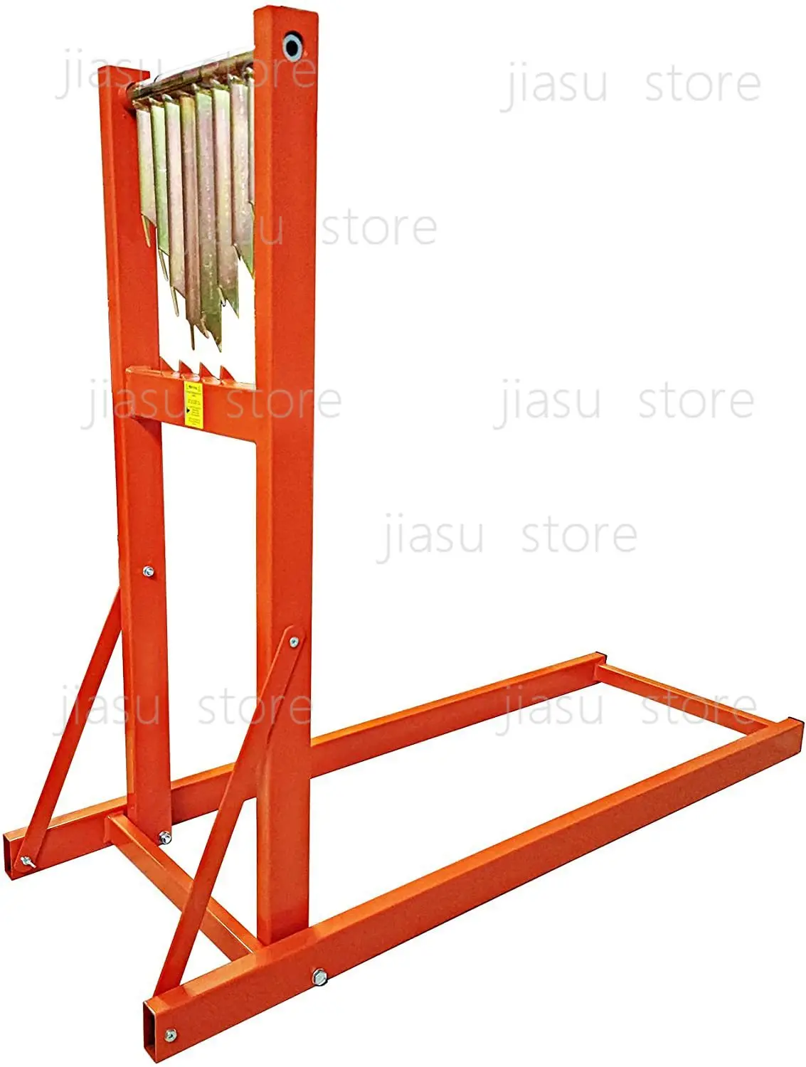 Wood Cutting Sawhorse Stand, Foldable Log Support Horse, Heavy Duty Timber Work Saw Stand for Workshop