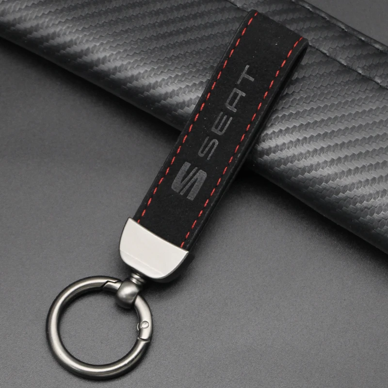 3D Metal/Leather Car Styling Keychain For Seat FR Cupra Leon 2 Mk3 Mk2 Mk1 5f Ibiza Altea Key Chain Key Rings Auto Accessories