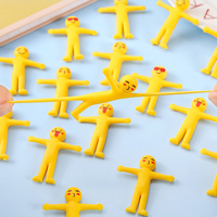 10/50pcs Funny Stretchy Yellow Villain Kids Toys Birthday Party Favors Wedding Souvenirs Children Gifts for back to school Gift