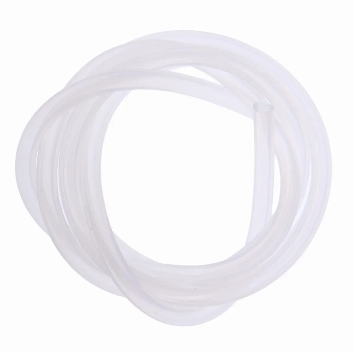 High Quality 1Pc White RC Silicone Fuel Line Oil Tube Fuel Pipe Hose for Gas Engine Nitro Engine Glow RC Model Parts 100mm